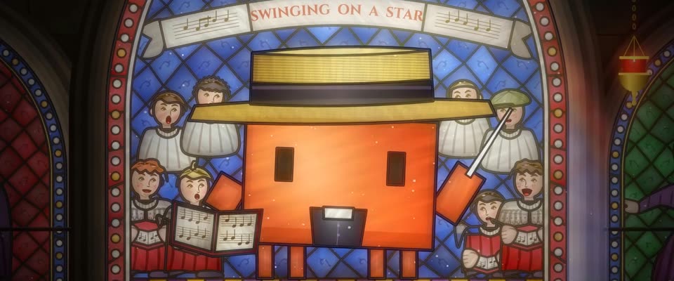 No.17 Going My Way (1944) in OPUSCAR 98, Backlit Gothic Stained Glass