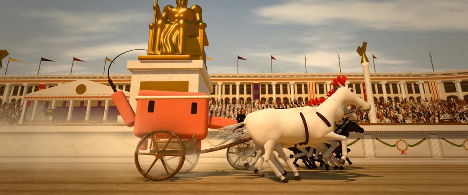 No.32 Ben-Hur (1959) in OPUSCAR 98, 3D Circus Chariot Race, 65mm Epic