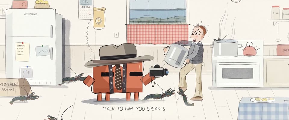 No.50 Annie Hall (1977) in OPUSCAR 98, New Yorker Cartoon, Ink and Wash
