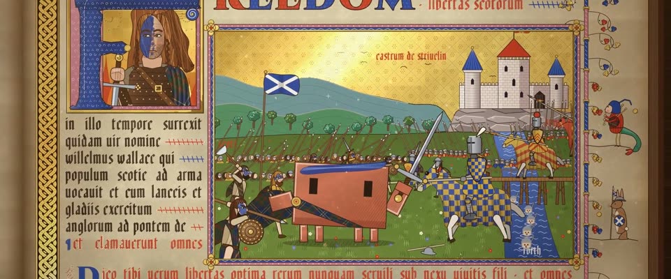 No.68 Braveheart (1995) in OPUSCAR 98, Illuminated Manuscript with Gold Leaf