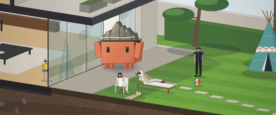 No.92 Parasite (2019) in OPUSCAR 98, Architectural Section Axonometric